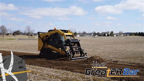 grading with a skid steer|grading bar for skid steer.